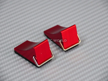 RC 1/10 Scale Car Truck Accessories Metal WHEEL CHOCKS Wheel Stop -RED- RC 1/10 Scale Car Truck Accessories Metal WHEEL CHOCKS Wheel Stop -RED-