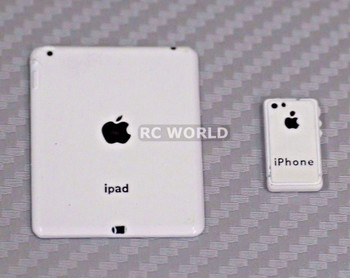 RC 1/10 Scale ACCESSORIES METAL Toy APPLE , Phone, Tablet White RC 1/10 Scale ACCESSORIES METAL Toy APPLE , Phone, Tablet White
