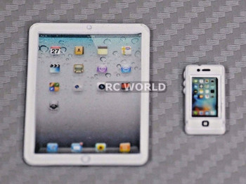 RC 1/10 Scale ACCESSORIES METAL Toy APPLE , Phone, Tablet White RC 1/10 Scale ACCESSORIES METAL Toy APPLE , Phone, Tablet White