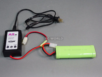 7.2V 3000MAH 6 Cell BATTERY PACK + Quick CHARGER For Axial SCX10 7.2V 3000MAH 6 Cell BATTERY PACK + Quick CHARGER For Axial SCX10