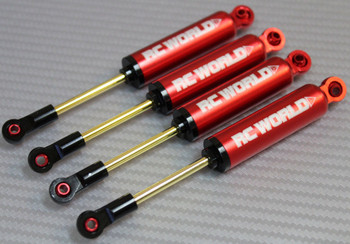 RC 1/10 TRUCK Suspension 110MM Internal SHOCK ABSORBER Aluminum RED <SET OF 4> RC 1/10 TRUCK Suspension 110MM Internal SHOCK ABSORBER Aluminum RED <SET OF 4>