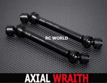 Axial WRAITH Hardened CARBON STEEL DRIVE SHAFTS (2) Rock Crawling Axles Axial WRAITH Hardened CARBON STEEL DRIVE SHAFTS (2) Rock Crawling Axles