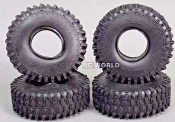 RC 1/10 TRUCK Tires SUPER SWAMPERS 1.9 ROCK TIRE 120 mm W/ Foam RC 1/10 TRUCK Tires SUPER SWAMPERS 1.9 ROCK TIRE 120 mm W/ Foam