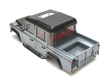 RC 1/10 LAND ROVER DEFENDER 110 PICKUP W/ INTERIOR Scale Hard Body + SNORKEL RC 1/10 LAND ROVER DEFENDER 110 PICKUP W/ INTERIOR Scale Hard Body + SNORKEL