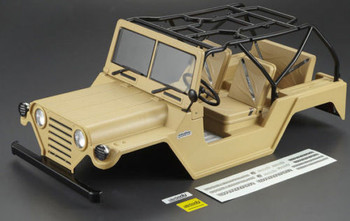 Killer Body RC Truck Body Shell 1/10 WARRIOR For SCX10 Crawler - PAINTED- Desert Killer Body RC Truck Body Shell 1/10 WARRIOR For SCX10 Crawler - PAINTED- Desert