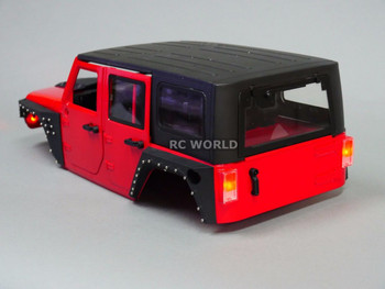 RC Scale Truck Body Shell 1/10 JEEP WRANGLER RUBICON Hard Body V3 + ROLL BARS RC Scale Truck Body Shell 1/10 JEEP WRANGLER RUBICON Hard Body V3 + ROLL BARS
