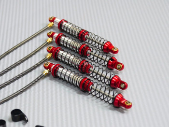 Axial SCX10 Jeep Honcho METAL PiggyBack SUSPENSION SHOCKS 110 MM RED (4 pcs) Axial SCX10 Jeep Honcho METAL PiggyBack SUSPENSION SHOCKS 110 MM RED (4 pcs)