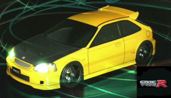 1/10 RC BODY HONDA CIVIC TYPE R BODY SHELL 190 MM 1/10 RC BODY HONDA CIVIC TYPE R BODY SHELL 190 MM