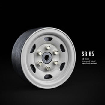 SR05 1.9inch beadlock wheels (Gloss white) (2) SR05 1.9inch beadlock wheels (Gloss white) (2)