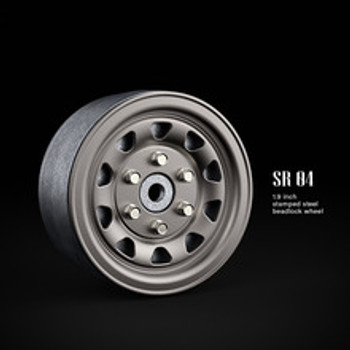 SR04 1.9inch beadlock wheels (Uncoated steel) (2) SR04 1.9inch beadlock wheels (Uncoated steel) (2)