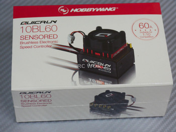 Hobby Wing Quicrun BRUSHLESS ESC WATER PROOF 60amp For RC 1/10 10BL60 Hobby Wing Quicrun BRUSHLESS ESC WATER PROOF 60amp For RC 1/10 10BL60