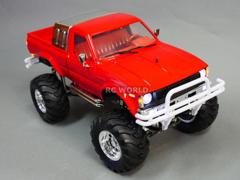 RC 1/10 Scale TRUCK Toyota PICKUP Bruiser Clone 4X4 RC TRUCK 2 Speed RTR -RED- RC 1/10 Scale TRUCK Toyota PICKUP Bruiser Clone 4X4 RC TRUCK 2 Speed RTR -RED-