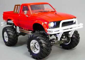 RC 1/10 Scale TRUCK Toyota PICKUP Bruiser Clone 4X4 RC TRUCK 2 Speed RTR -RED- RC 1/10 Scale TRUCK Toyota PICKUP Bruiser Clone 4X4 RC TRUCK 2 Speed RTR -RED-