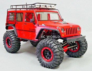 Axial JEEP WRANGLER 2.2 Beadlock CRAWLER Wheels & TIres 130mm -RED- Axial JEEP WRANGLER 2.2 Beadlock CRAWLER Wheels & TIres 130mm -RED-
