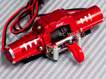 Axial JEEP CHEROKEE Scale Truck WINCH 10KG DUAL Electric Motor W/ Switch RED Axial JEEP CHEROKEE Scale Truck WINCH 10KG DUAL Electric Motor W/ Switch RED