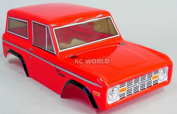 Rc Truck BODY SHELL 1/10 FORD BRONCO 252mm For Tamiya CC01 -RED Rc Truck BODY SHELL 1/10 FORD BRONCO 252mm For Tamiya CC01 -RED