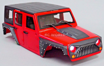 RC Scale 1/10 JEEP WRANGLER RUBICON Hard Body -REAR TAIL LIGHT + FRONT LENS- RC Scale 1/10 JEEP WRANGLER RUBICON Hard Body -REAR TAIL LIGHT + FRONT LENS-