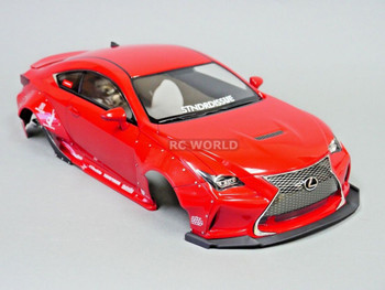 1/10 RC BODY Shell LEXUS RC F ROCKET BUNNY Body SHELL W/ WIDE BODY KIT -Clear- 1/10 RC BODY Shell LEXUS RC F ROCKET BUNNY Body SHELL W/ WIDE BODY KIT -Clear-
