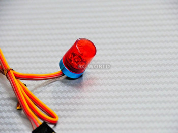 1/10 RC Car POLICE LIGHTS Top Light BEACON ROUND Circle FLASHING LEDS - RED 1/10 RC Car POLICE LIGHTS Top Light BEACON ROUND Circle FLASHING LEDS - RED