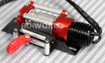 New RC Scale Truck ELECTRIC WINCH W/ SWITCH Alloy Metal For Rock Crawler D90 SCX10 New RC Scale Truck ELECTRIC WINCH W/ SWITCH Alloy Metal For Rock Crawler D90 SCX10