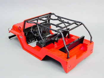 Killer Body RC Truck Body Shell 1/10 WARRIOR For SCX10 Crawler -PAINTED- RED Killer Body RC Truck Body Shell 1/10 WARRIOR For SCX10 Crawler -PAINTED- RED
