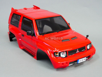 Killer Body RC Truck Body Shell 1/10 MITSUBISHI PAJERO EVO -PAINTED- RED Killer Body RC Truck Body Shell 1/10 MITSUBISHI PAJERO EVO -PAINTED- RED