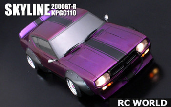 1/10 RC Car Body Shell NISSAN SKYLINE GT-R UNI-LIGHT Drift BODY W/ Light Bucket 1/10 RC Car Body Shell NISSAN SKYLINE GT-R UNI-LIGHT Drift BODY W/ Light Bucket