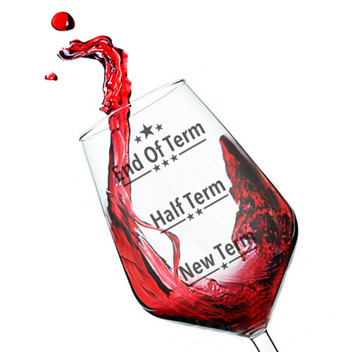 End Of Term Wine Glass End Of Term Wine Glass