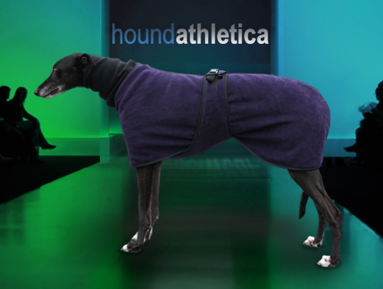 greyhound fleece coat
