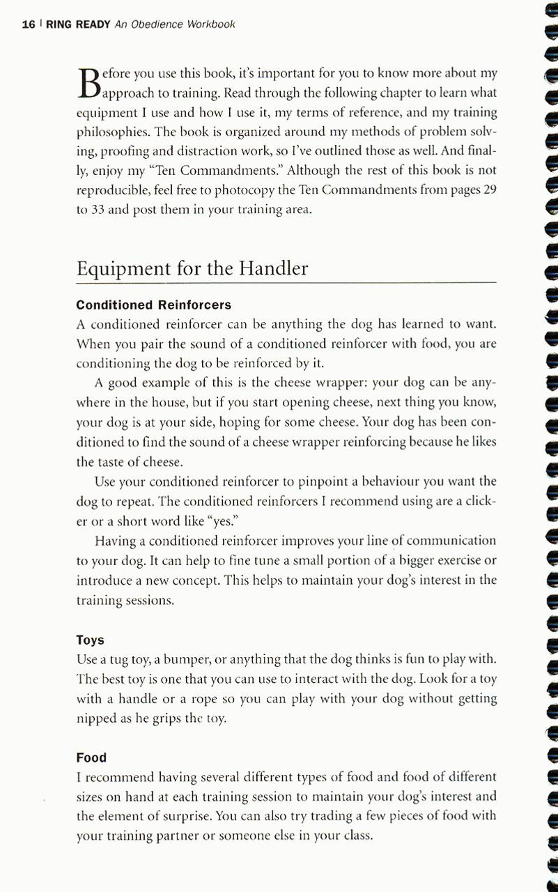 Workbooks best anxiety workbook : Ring Ready - An Obedience Workbook - Dogwise