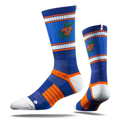 University of Florida Blue Heather Gator Strapped Fit 2.0 Socks University of Florida Blue Heather Gator Strapped Fit 2.0 Socks