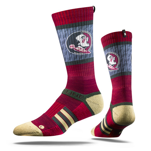 Florida State University Maroon Seminole Strapped Fit 2.0 Socks Florida State University Maroon Seminole Strapped Fit 2.0 Socks