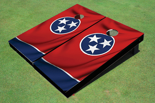 Tennessee State Flag Custom Cornhole Board Tennessee State Flag Custom Cornhole Board