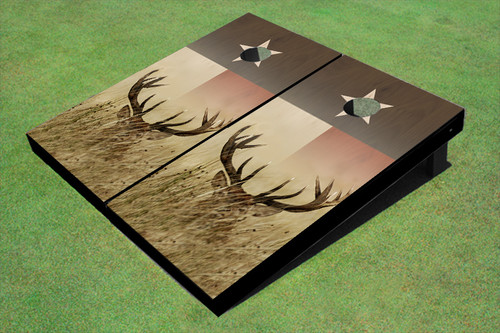Georgia Southern University Store >> Custom Texas Flag With Deer Themed Cornhole Boards Georgia Southern University Store >> Custom Texas Flag With Deer Themed Cornhole Boards