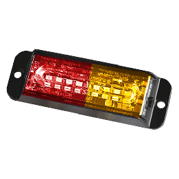 Red LED Emergency Firefighter Lights Directional Warning Strobe Light Bar 6 Block 27 Inch With Cigar Lighter for Rear Window 