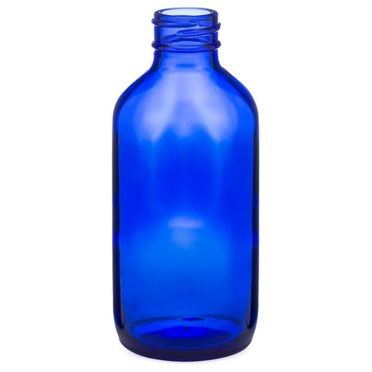 4 oz Cobalt Blue Glass Boston Round Bottles - Bulk | Berlin