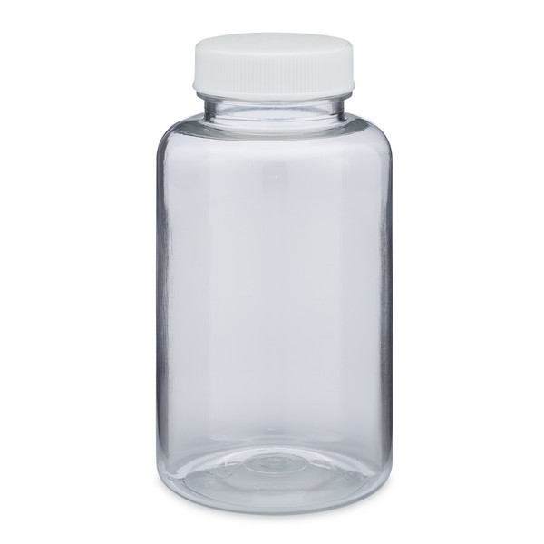 6.7 oz PET Plastic Packer Bottles (White Screw Top) Berlin