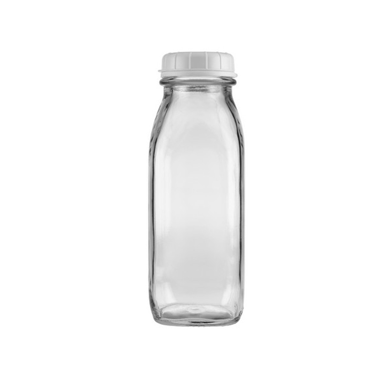 Download 17oz Glass Milk Bottles (White Tamper-Evident Cap) | Berlin Yellowimages Mockups