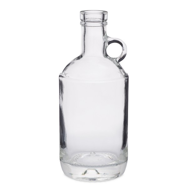 Download 375 ml Clear Glass Moonshine Liquor Bottle | Berlin Yellowimages Mockups