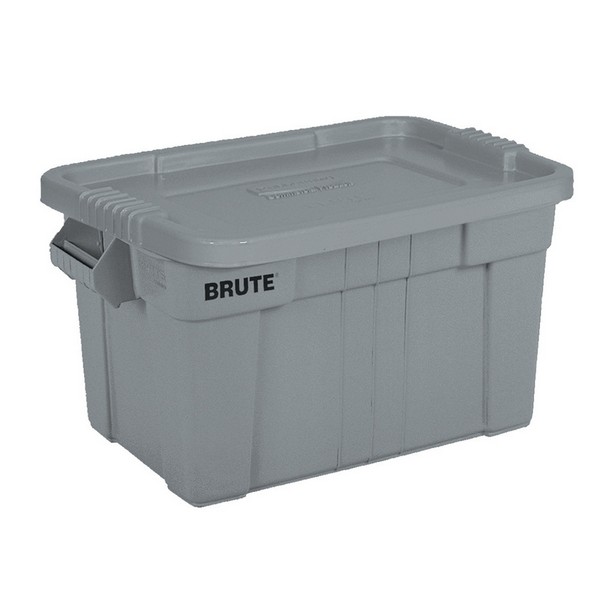 20 gal Gray Brute Storage Totes With Lids Berlin