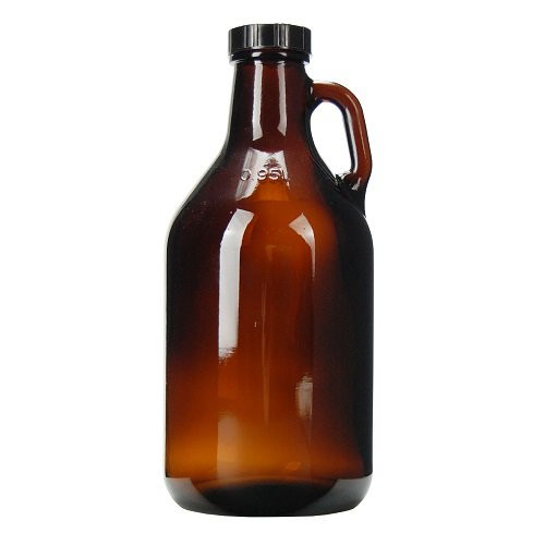 glass growler with handle cap bulk berlin packaging