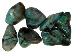 Emerald stones are life-affirming - Free info on how to use for healing with purchase - Free shipping over $60.