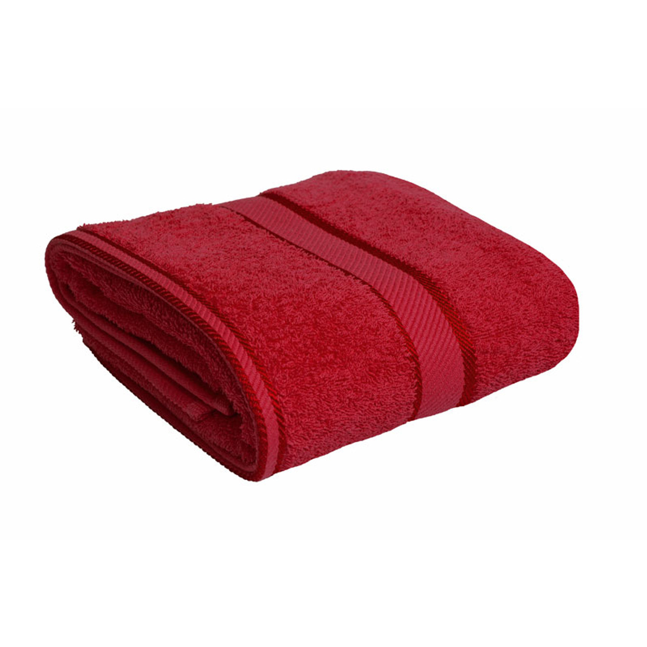 100% Cotton Red Towels | Bath Towel | Kingtex