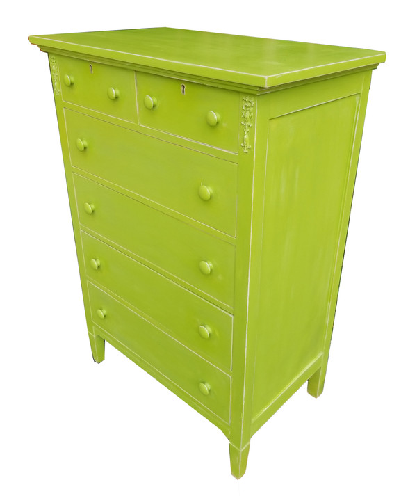 Antique Dresser In Vibrant Apple Green - Sonoma Nesting Company Antique Dresser in Vibrant Apple Green - Antique Dresser In Vibrant Apple Green - Sonoma Nesting Company