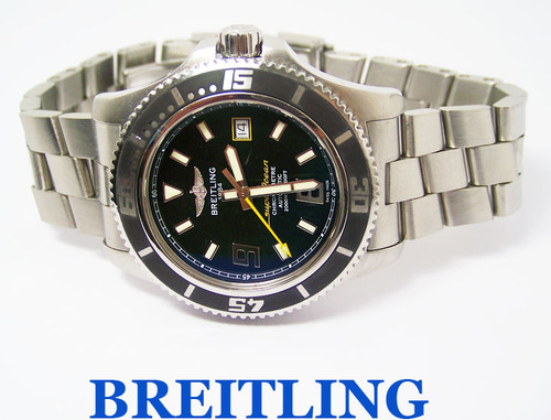 Mens BREITLING SUPEROCEAN Automatic Chronometer Watch 2000m / 6600 ft A17391 Mens BREITLING SUPEROCEAN Automatic Chronometer Watch 2000m / 6600 ft A17391