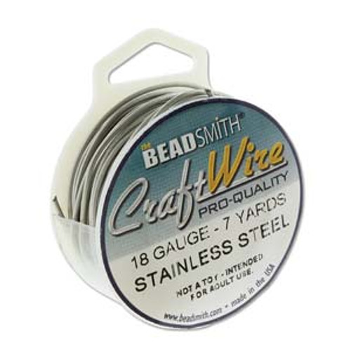 BeadSmith Craft Wire, Stainless Steel BeadSmith Craft Wire, Stainless Steel