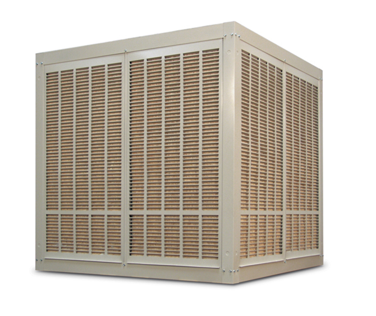 8000 CFM Downdraft Industrial Evaporative Cooler Aspen Pads Indoor