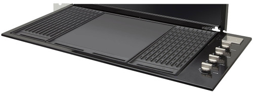Built-in Gas Barbecue Matte black enamel