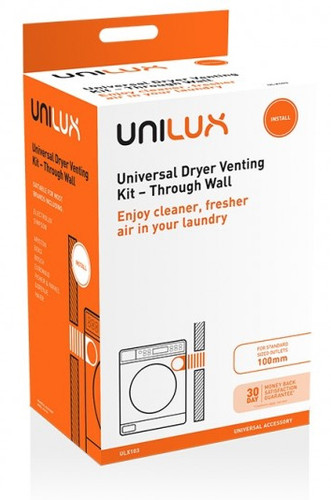 UNIVERSAL DRYER VENT KIT, THROUGH WALL