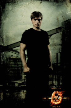 Hunger Games Peeta District 12 Tribute Movie Poster 24x36 inch Hunger Games Peeta District 12 Tribute Movie Poster 24x36 inch